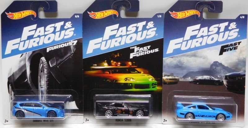 画像: 2017 WALMART EXCLUSIVE HW FAST & FURIOUS （ワイルドスピード）【8種セット】NISSAN SKYLINE GT-R(R34)/'94 TOYOTA SUPRA/SUBARU WRX STI/HONDA S2000/PORSCHE 911 GT3 RS/'70 PLYMOUTH ROAD RUNNER/'70 FORD ESCORT RS1600/CORVETTE GRAND SPORT ROADSTER