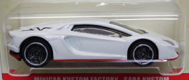 画像: SARA KUSTOM 【"OUT RUN" LAMBORGHINI AVENTADOR LP 700-4 (カスタム完成品）】 WHITE/MC5 （送料サービス適用外） 