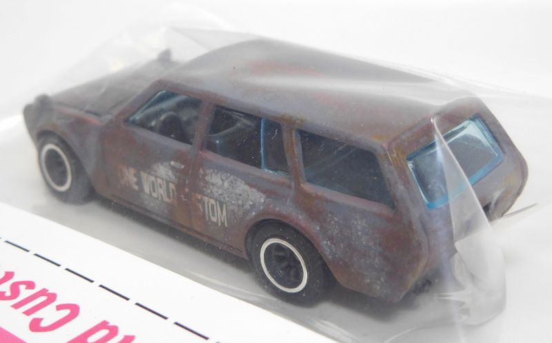 画像: ONE WORLD CUSTOM GARAGE 【'71 DATSUN BLUEBIRD 510 WAGON (カスタム完成品）】 FLAT GRAY/RR （送料サービス適用外） 