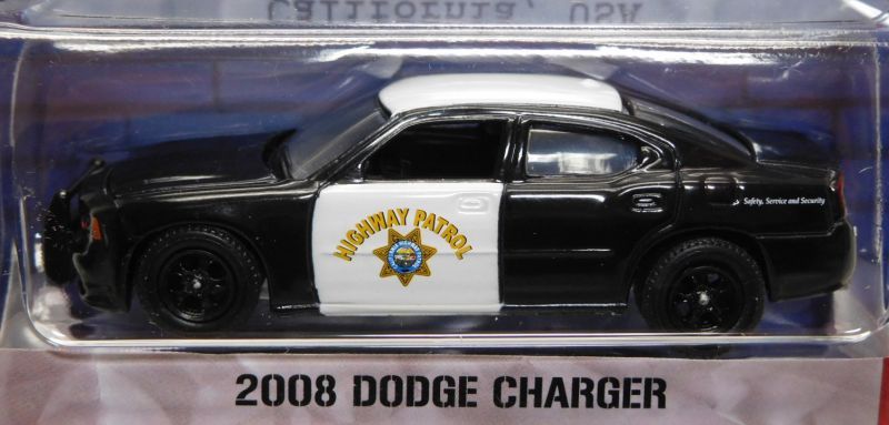 画像: 2017 GREENLIGHT HOT PURSUIT S22 【2008 DODGE CHARGER】 BLACK/RR (CALIFORNIA HIGHWAY PATROL) 