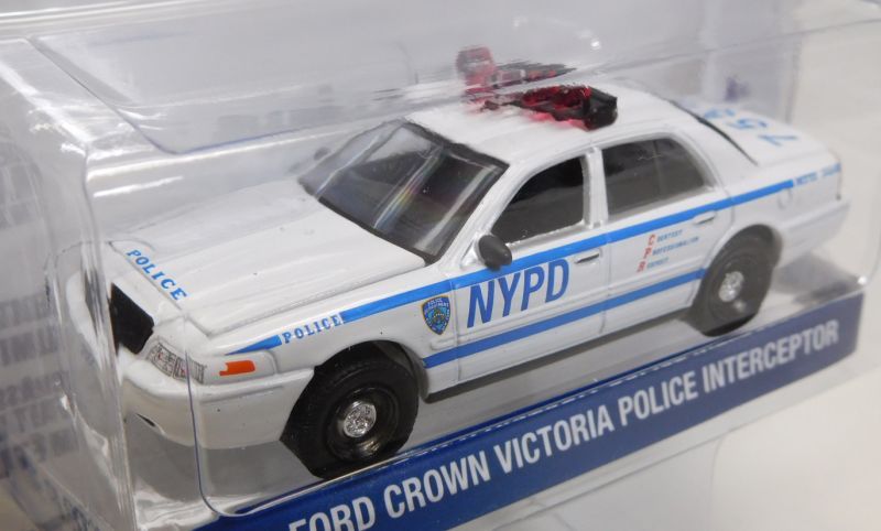 画像: 2017 GREENLIGHT HOLLYWOOD SERIES 16 【2001 FORD CROWN VICTORIA POLICE INTERCEPTOR】 WHITE/RR (BLUE BLOODS) 