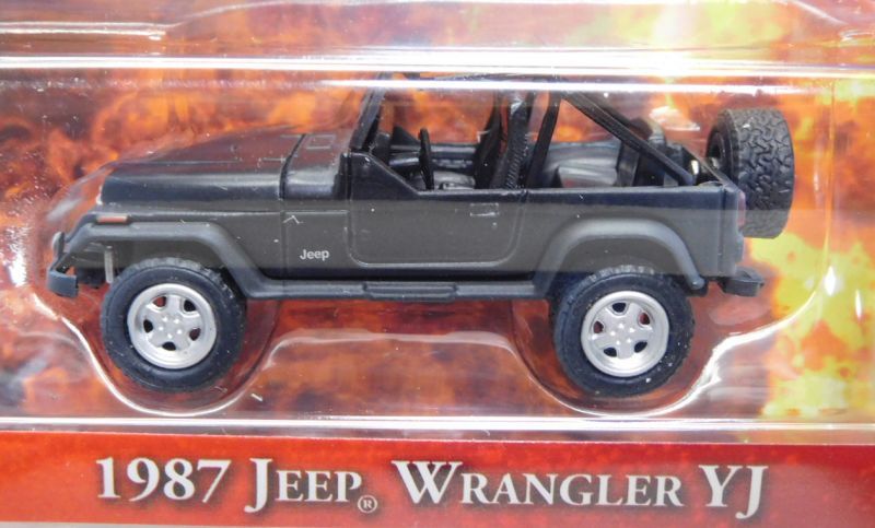 画像: 2017 GREENLIGHT HOLLYWOOD SERIES 16 【1987 JEEP WRANGLER YJ】 FLAT BLACK/RR (MAC GYVER) 