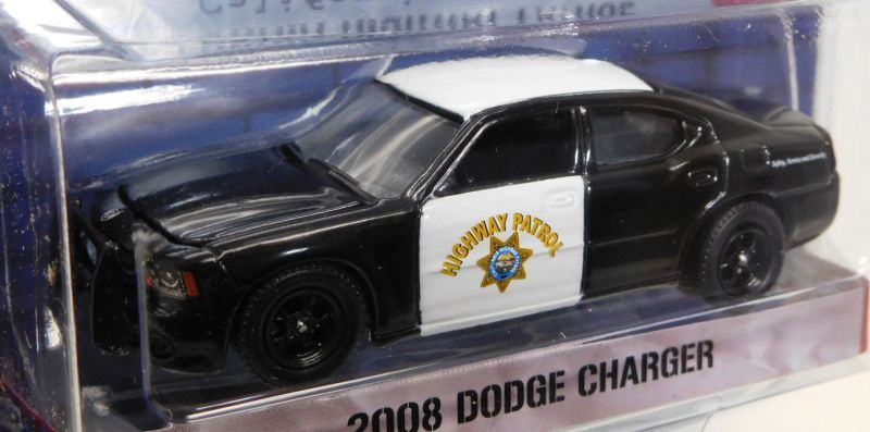 画像: 2017 GREENLIGHT HOT PURSUIT S22 【2008 DODGE CHARGER】 BLACK/RR (CALIFORNIA HIGHWAY PATROL) 