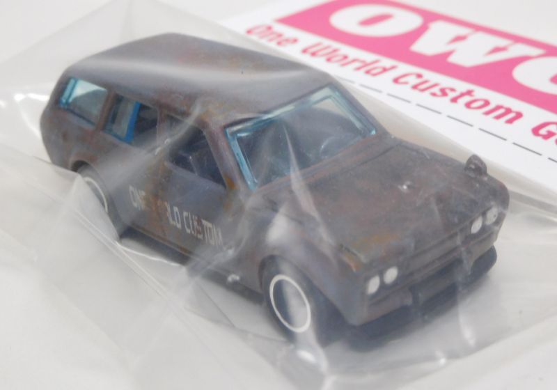 画像: ONE WORLD CUSTOM GARAGE 【'71 DATSUN BLUEBIRD 510 WAGON (カスタム完成品）】 FLAT GRAY/RR （送料サービス適用外） 