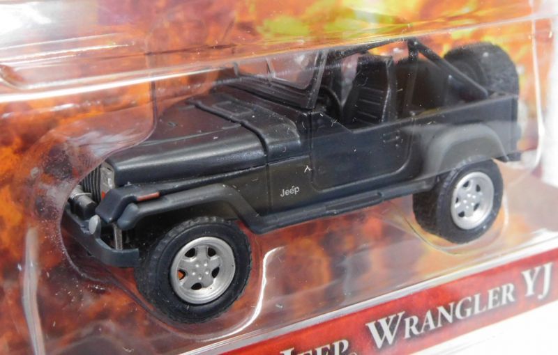 画像: 2017 GREENLIGHT HOLLYWOOD SERIES 16 【1987 JEEP WRANGLER YJ】 FLAT BLACK/RR (MAC GYVER) 