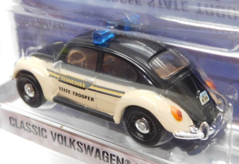 画像: 2017 GREENLIGHT HOT PURSUIT S22 【CLASSIC VOLKSWAGEN BEETLE】 BLACK-CREAM/RR (TENNESSEE STATE TROOPER) 