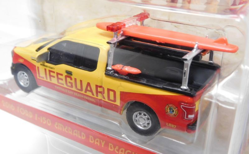 画像: 2017 GREENLIGHT HOLLYWOOD SERIES 16 【2010 FORD F-150 EMERALD BAY BEACH PATROL】 YELLOW-RED/RR (BAYWATCH) 