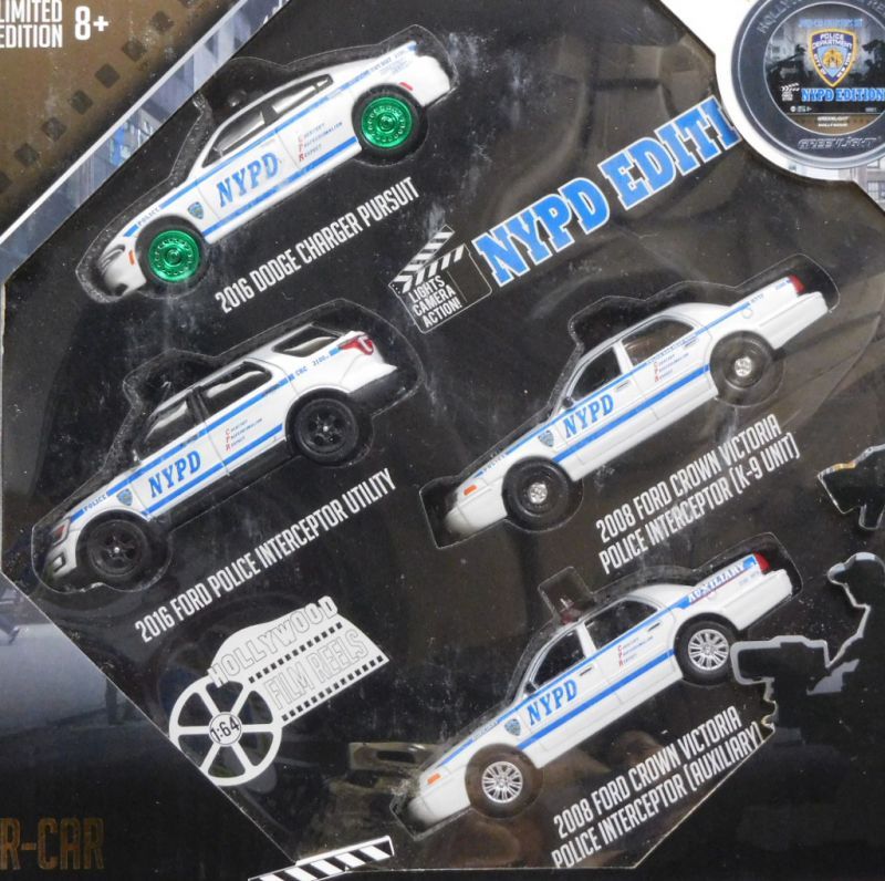 画像: 2017 GREENLIGHT - HOLLYWOOD FILM REELS 【NYPD EDITION (4台セット）】 2016 DODGE CHARGER PURSUITがGREEN MACHINE