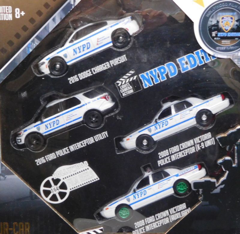 画像: 2017 GREENLIGHT - HOLLYWOOD FILM REELS 【NYPD EDITION (4台セット）】 2008 FORD CROWN VICTORIA POLICE INTERCEPTORがGREEN MACHINE