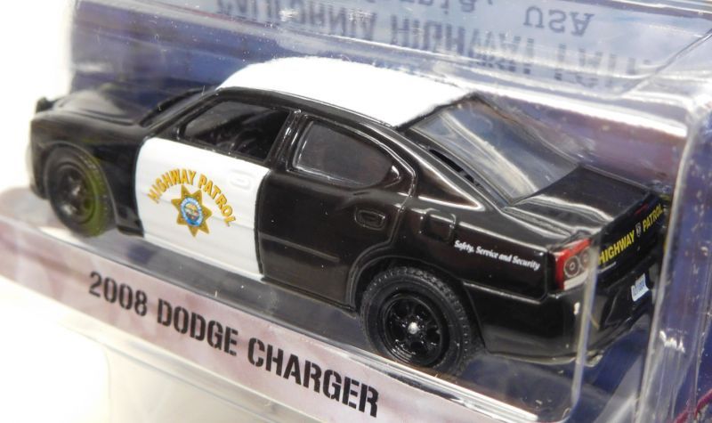 画像: 2017 GREENLIGHT HOT PURSUIT S22 【2008 DODGE CHARGER】 BLACK/RR (CALIFORNIA HIGHWAY PATROL) 