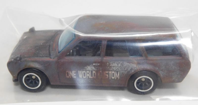 画像: ONE WORLD CUSTOM GARAGE 【'71 DATSUN BLUEBIRD 510 WAGON (カスタム完成品）】 FLAT GRAY/RR （送料サービス適用外） 