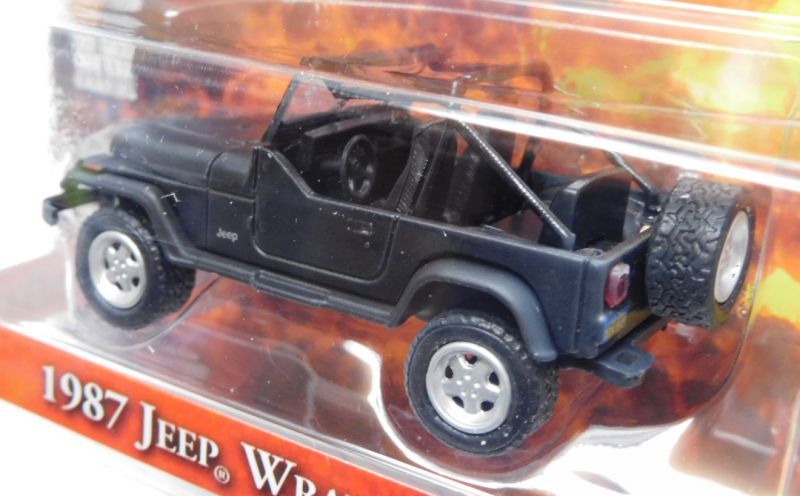 画像: 2017 GREENLIGHT HOLLYWOOD SERIES 16 【1987 JEEP WRANGLER YJ】 FLAT BLACK/RR (MAC GYVER) 