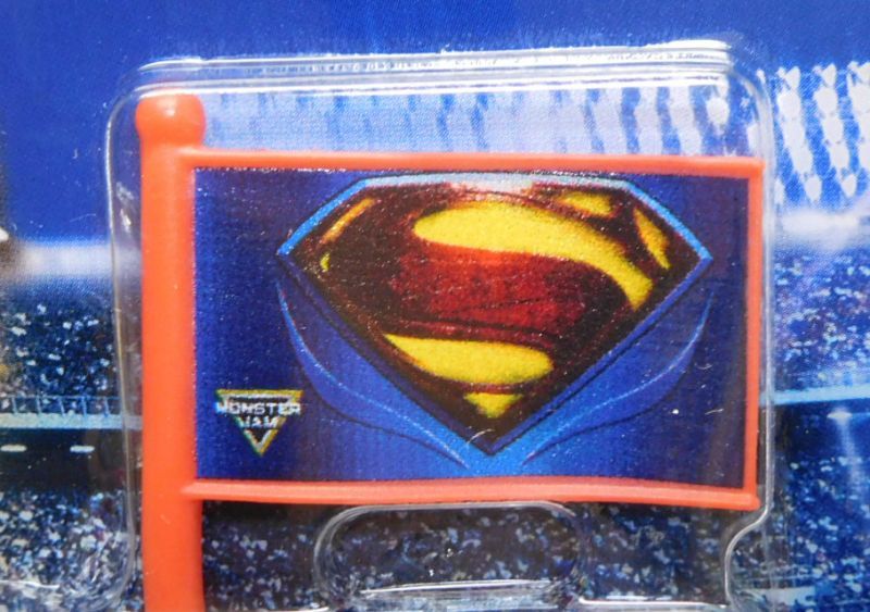 画像: 2017 MONSTER JAM includes TEAM FLAG! 【MAN OF STEEL】 BLUE (DC HEROES)