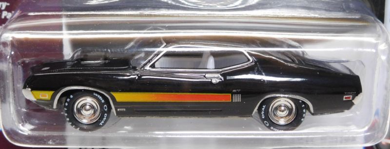 画像: 2017 JOHNNY LIGHTNING - MUSCLE CARS USA R1D 【1970 FORD TORINO GT】 BLACK/RR (1256個限定)