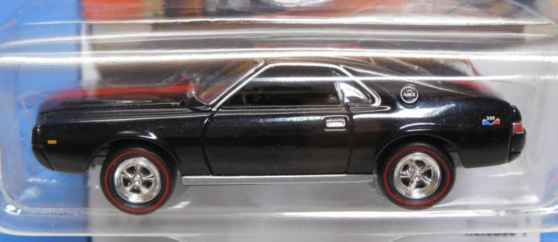 画像: 2017 JOHNNY LIGHTNING - MUSCLE CARS USA R1C 【1969 AMC AMX】 BLACK/RR (1256個限定)