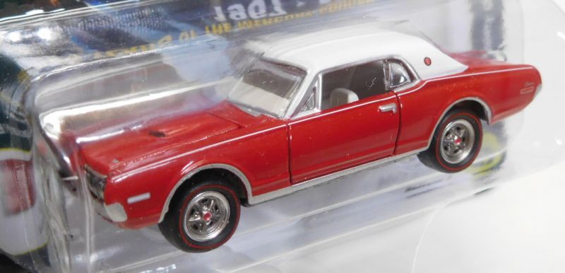 画像: 2017 JOHNNY LIGHTNING - CLASSIC GOLD COLLECTION R1D 【1968 MERCURY COUGAR XR7-G】 RED-WHITE/RR (1256個限定)