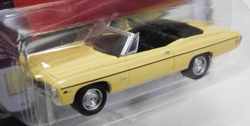 画像: 2017 JOHNNY LIGHTNING - MUSCLE CARS USA R1D 【1968 CHEVY IMPALA CONVERTIBLE】 LT.YELLOW/RR(1256個限定)