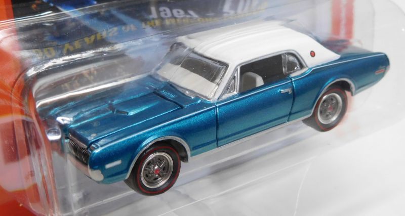 画像: 2017 JOHNNY LIGHTNING - CLASSIC GOLD COLLECTION R1C 【1968 MERCURY COUGAR XR7-G】 MET.AQUA-WHITE/RR (1256個限定)