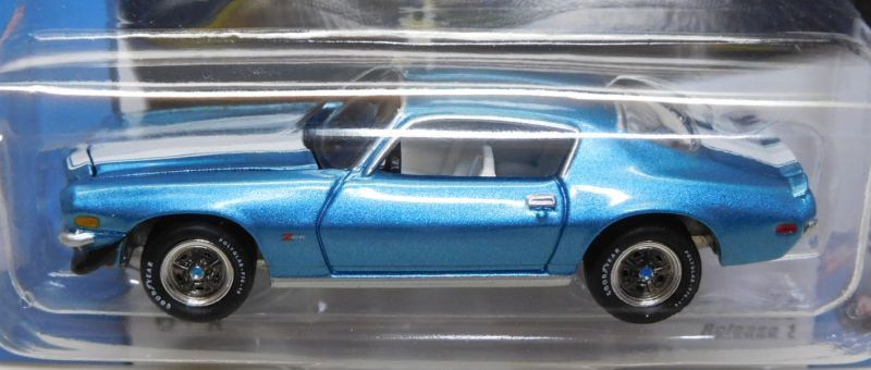 画像: 2017 JOHNNY LIGHTNING - MUSCLE CARS USA R1C 【1970 CHEVY CAMARO Z28】 LT.BLUE/RR (1256個限定)