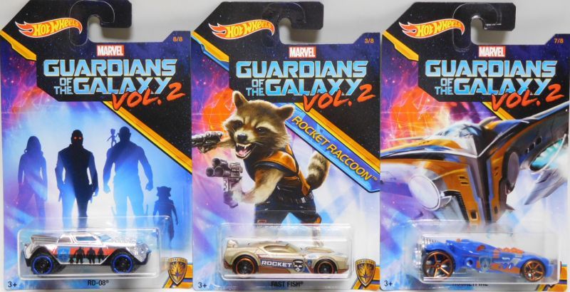 画像: 2017 WALMART EXCLUSIVE - GUARDIANS OF THE GALAXY VOL.2 【8種セット】(QUICKSAND/RD-08/ROCKETFIRE/SLING SHOT/SOLAR REFLEX/FAST FISH/SCORCHER/RIVITED)