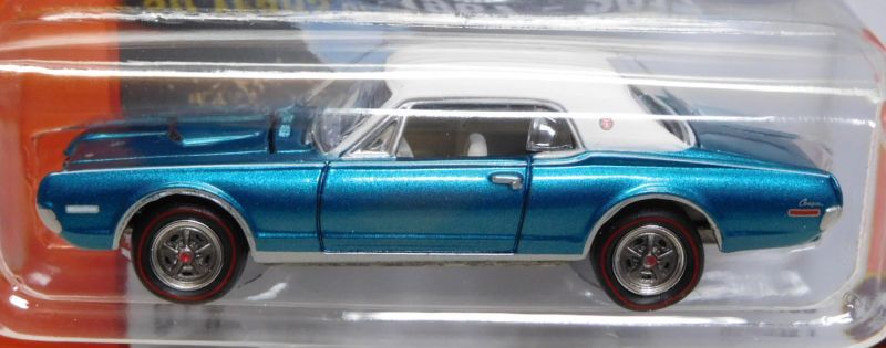 画像: 2017 JOHNNY LIGHTNING - CLASSIC GOLD COLLECTION R1C 【1968 MERCURY COUGAR XR7-G】 MET.AQUA-WHITE/RR (1256個限定)