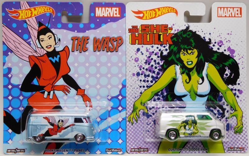 画像: 2017 POP CULTURE - MARVEL 【5種セット】 VOLKSWAGEN T1 PANEL/CUSTOM '77 DODGE VAN/BREAD BOX/QUICK D-LIVERY/COMBAT MEDIC