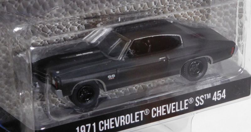 画像: 2017 GREENLIGHT BLACK BANDIT SERIES17 【1971 CHEVROLET CHEVELLE SS 454】 BLACK/RR