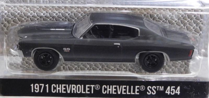 画像: 2017 GREENLIGHT BLACK BANDIT SERIES17 【1971 CHEVROLET CHEVELLE SS 454】 BLACK/RR