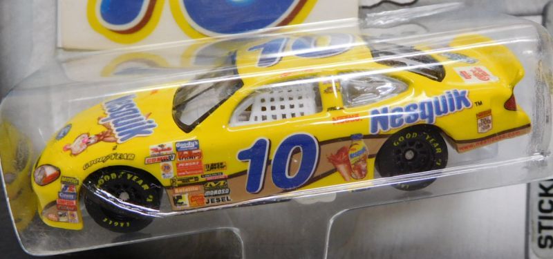 画像: 2002 HOT WHEELS RACING "STICKER" 【#10 TEAM NESQUIK FORD TAURUS】 YELLOW/RR