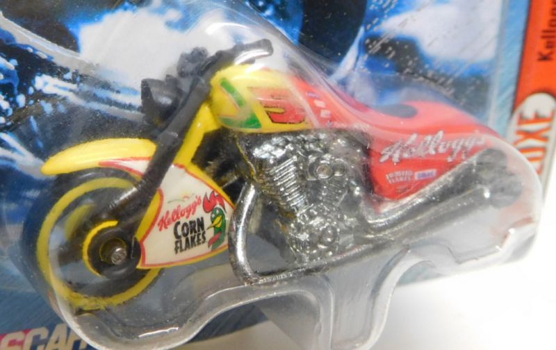 画像: 2000 HOT WHEELS RACING SCORCHIN' SCOOTER SERIES【#5 TEAM KELLOGG'S】　YELLOW-RED/3SP