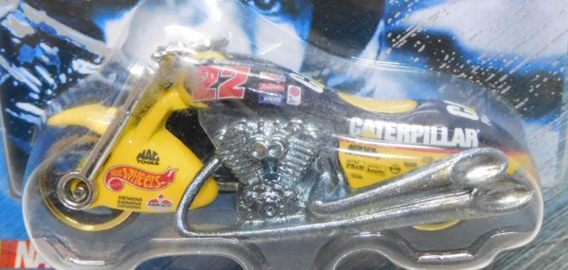 画像: 2000 HOT WHEELS RACING SCORCHIN' SCOOTER SERIES【#22 TEAM CAT】　YELLOW-BLACK/3SP