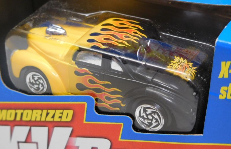 画像: 1998 "SIZZLERS" MOTORIZED X-V RACERS 【BACK BURNER】　YELLOW-BLACK (充電キット付き）