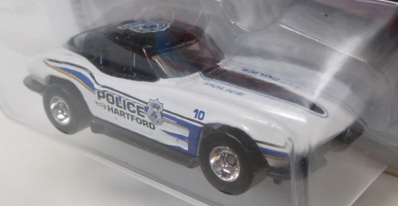 画像: 2000 K・B TOYS EXCLUSIVE COP RODS 2 【'63 CORVETTE】　BLACK-WHITE/RR