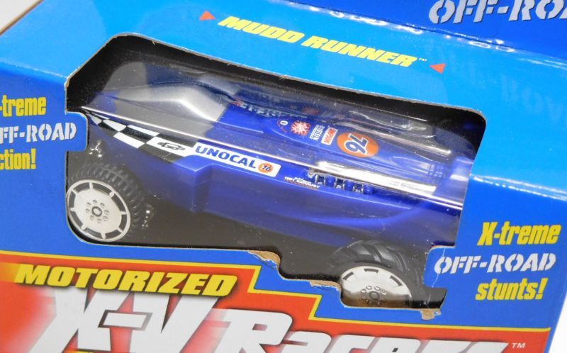 画像: 1998 "SIZZLERS" MOTORIZED X-V RACERS 【MUDO RUNNER (UNOCAL 76 TAMPO)】　BLUE (充電キット付き）