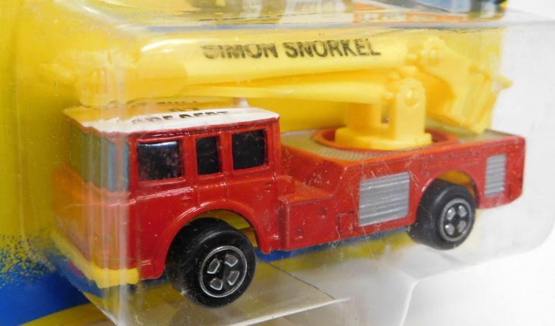 画像: 1995 AUTO CITY  【SIMON SNORKEL FIRE ENGINE】　RED-YELLOW/C2 (CORGIキャスト)