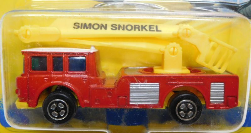 画像: 1995 AUTO CITY  【SIMON SNORKEL FIRE ENGINE】　RED-YELLOW/C2 (CORGIキャスト)