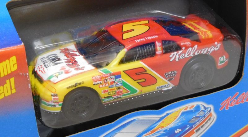 画像: 1998 "SIZZLERS" MOTORIZED X-V RACERS 【#5 TEAM KELLOGGS CHEVY MONTE CARLO】　YELLOW-RED (充電キット付き）