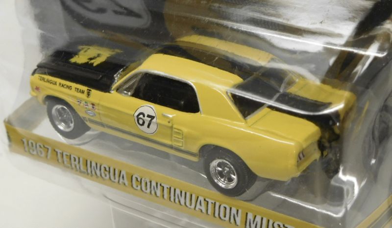 画像: 2017 GREENLIGHT HOBBY EXCLUSIVE 【"TERLINGUA RACING TEAM" 1967 TERLINGUA CONTINUATION MUSTANG】 YELLOW/RR