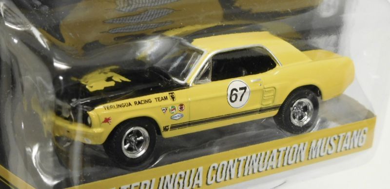 画像: 2017 GREENLIGHT HOBBY EXCLUSIVE 【"TERLINGUA RACING TEAM" 1967 TERLINGUA CONTINUATION MUSTANG】 YELLOW/RR