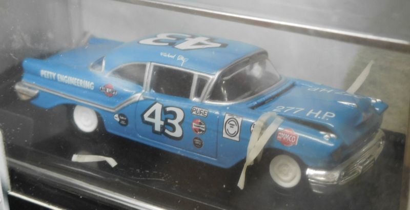 画像: 1998 100% SINGLE 【'57 OLDSMOBILE STOCK CAR (RICHARD PETTY)】 BLUE/RR (WHITE WHEELS)