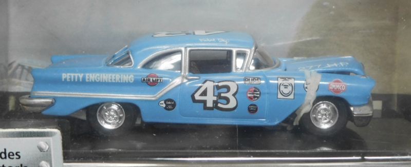 画像: 1998 100% SINGLE 【'57 OLDSMOBILE STOCK CAR (RICHARD PETTY)】 LT.BLUE/RR (SILVER WHEELS)