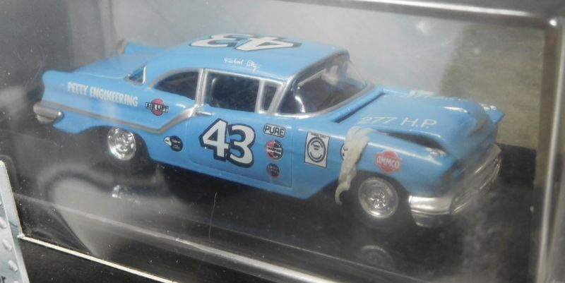 画像: 1998 100% SINGLE 【'57 OLDSMOBILE STOCK CAR (RICHARD PETTY)】 LT.BLUE/RR (SILVER WHEELS)