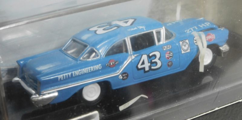 画像: 1998 100% SINGLE 【'57 OLDSMOBILE STOCK CAR (RICHARD PETTY)】 BLUE/RR (WHITE WHEELS)