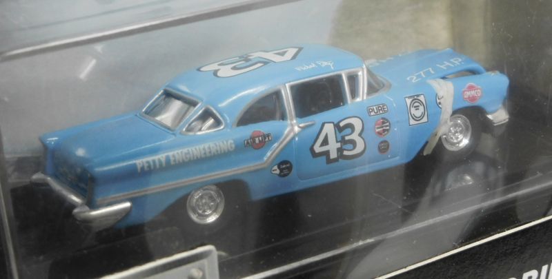 画像: 1998 100% SINGLE 【'57 OLDSMOBILE STOCK CAR (RICHARD PETTY)】 LT.BLUE/RR (SILVER WHEELS)