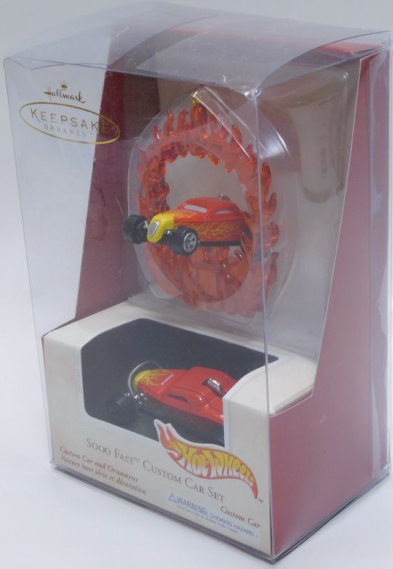 画像: 2002 HALLMARK CHRISTMAS ORNAMENT EXCLUSIVE 【SOOO FAST CUSTOM CAR SET】　RED/RR