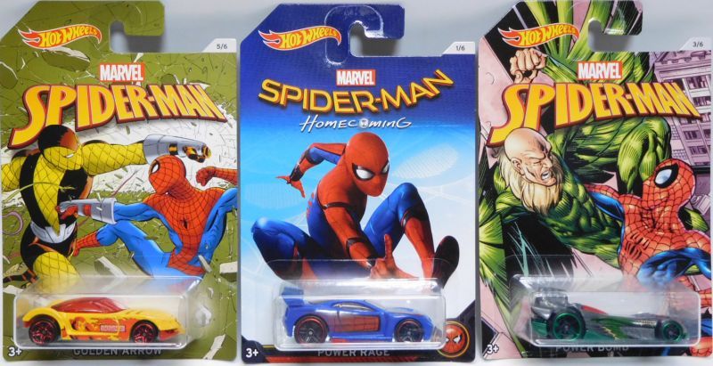 画像: 2017 MARVEL - SPIDER-MAN HOMECOMING 【7種セット】 SCOOPA DI FUEGO(CHASE)/POWER RAGE/TEEGRAY/POWER BOMB/JADED/GOLDEN ARROW/DRIFT KING (予約不可）