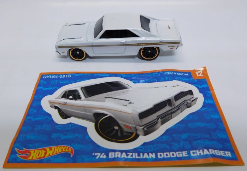 画像: 2017 WALMART EXCLUSIVE MYSTERY S2 【'74 BRAZILIAN DODGE CHARGER】 WHITE/J5 (予約不可）