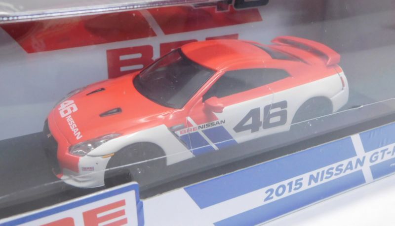 画像: 1/43 GREENLIGHT MIJO EXCLUSIVE 【"BRE" 2015 NISSAN GT-R (R35)】 WHITE-RED/RR (2300個限定）