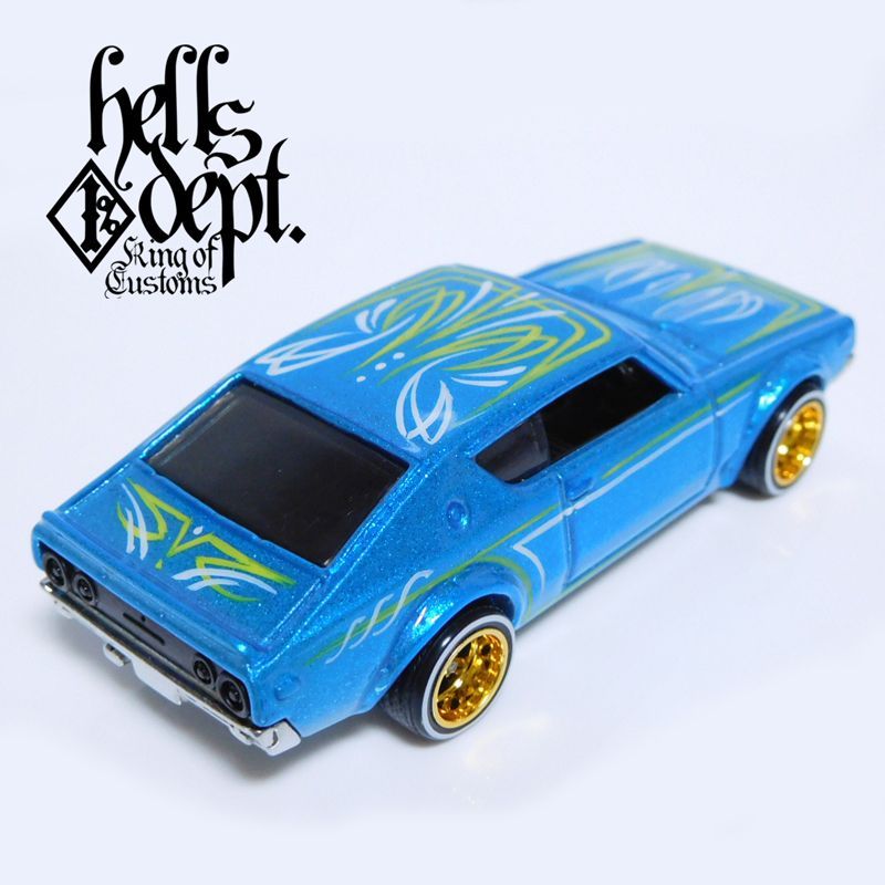 画像: HELLS DEPT 2017 SHO Pinstriping 【NISSAN SKYLINE 2000GT-R ケンメリ (カスタム完成品)】LT.BLUE/RR(送料サービス適用外）