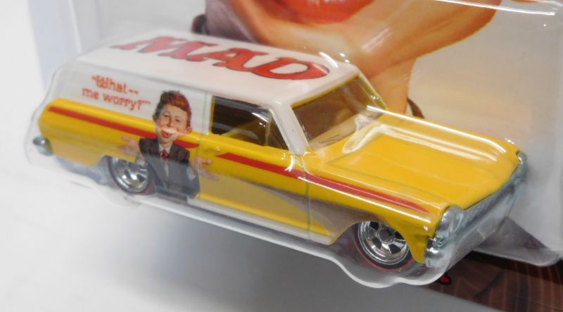 画像: 2017 POP CULTURE - MAD MAGAZINE 【'64 CHEVY NOVA PANEL】 WHITE-YELLOW/RR (MAD)(予約不可）